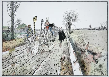 König Friedrich II. und die Gesandten von Glogau, 16. Dezember 1740